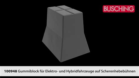 Busching Art Nr Gummiblock F R Elektro Und Hybridfahrzeuge