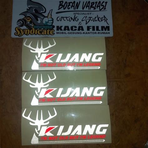 Cutting Sticker Kijang Sticker Kijang I Am Not Old But I Am Legend