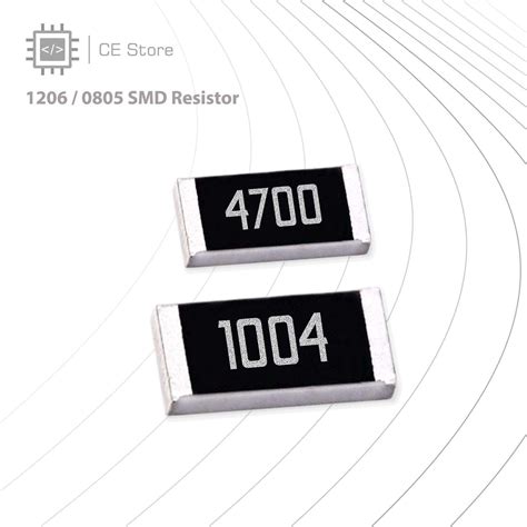 1206 0805 Smd Resistor Ce Store