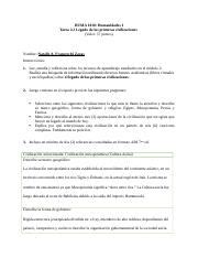 M2 PLANTILLA TAREA 2 1 1 Docx HUMA 1010 Humanidades I Tarea 2 2