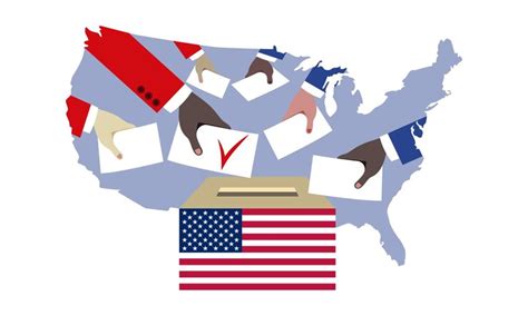 Premium Vector | Vector image usa design election background