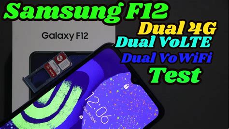 Hindi Samsung F12 Dual 4G VOLTE Test VoWiFi Test With Airtel Jio