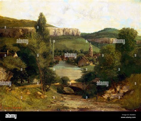 Vista De Ornans Por Gustave Courbet Fotograf A De Stock Alamy