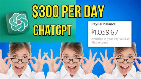 300 PER DAY PAYPAL MONEY USING CHATGPT Make Money Online 2023 YouTube