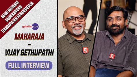 Vijay Sethupathi Interview With Baradwaj Rangan Maharaja