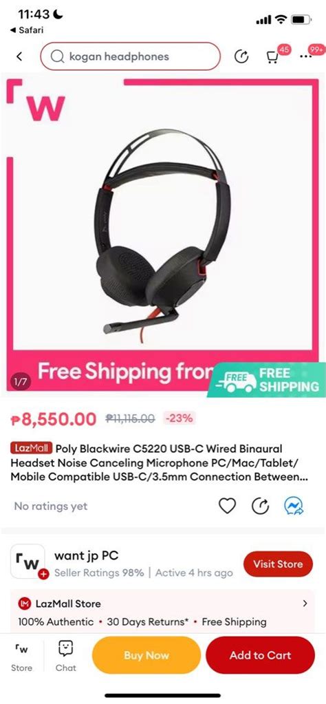 Plantronics Poly Blackwire C5220 Noise Cancelling Headset On Carousell