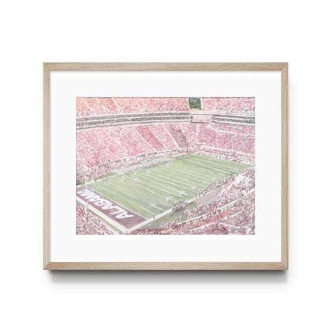 Bryant Denny Stadium Interior Print – Gracefully Made Art