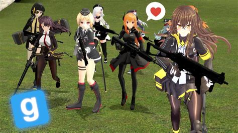 Garrys Mod Girls Frontline Mods 3d T Dolls Hd60fps Youtube