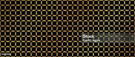 Illustration Of Vector Background With Gold Colored Pattern Stock