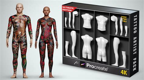 ArtStation - Tattoo Artist Body Parts Pack - Ultimate | Resources