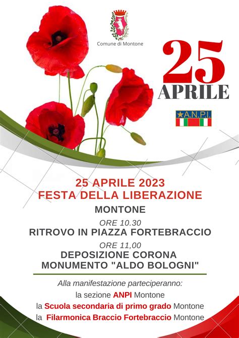 Montone 25 Aprile Le Iniziative Del Comune Per Il 78° Anniversario Della Liberazione