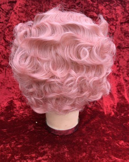 Masquerade Ladies Pink Frenchy Wig Grease Pink Ladies Wigs For Hire