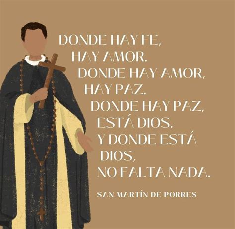 Pin En Saints Frases Catolicas Frases De Santos San Martin De Porres