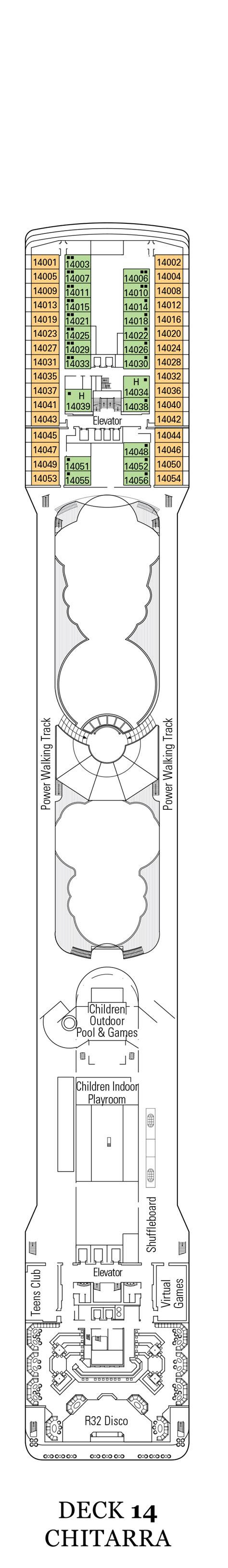 MSC Orchestra Deck Plans | CruiseInd