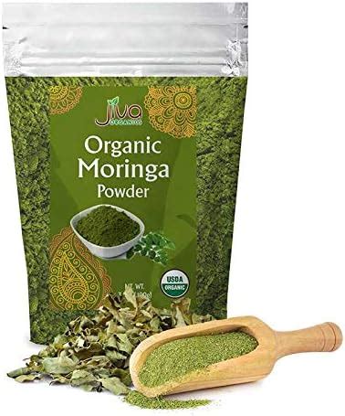 Amazon Jiva Organics Organic Moringa Leaf Powder Oz In