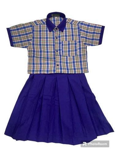 Poly Cotton Girls Shirt Skirt School Uniform At Rs Set In Jabalpur