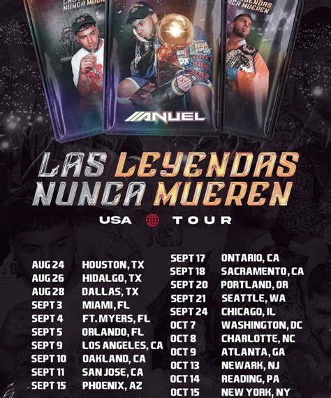 Anuel Aa Las Leyendas Nunca Mueren Usa Tour May Toyota