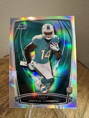 Bowman Chrome Refractor Jarvis Landry Rc Ebay