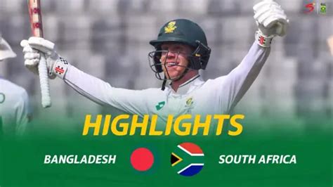 Bangladesh v South Africa | Short Highlights | 1st Test Day 2 | SuperSport