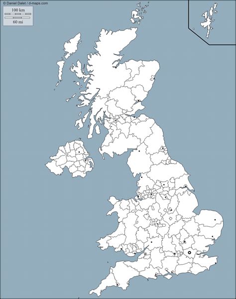 Aula De Adriana 1º And 3º British Uk Blank Maps