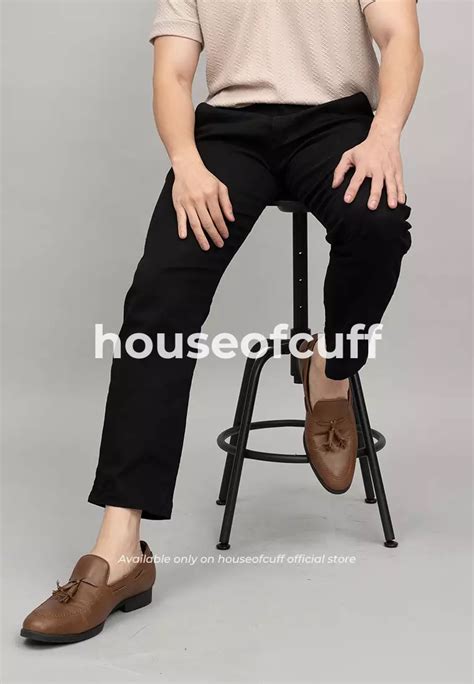 Jual House Of Cuff Houseofcuff Celana Panjang Chino Loose Fit Hitam