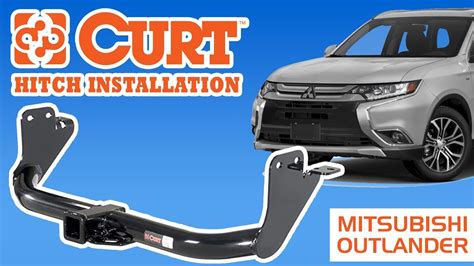 Hitch Installation On A 2018 Mitsubishi Outlander Curt CMF13398 YouTube