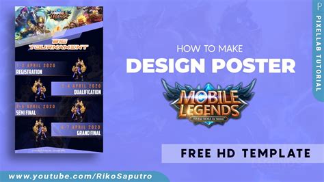 Mobile Legends Tournament Poster Template Gambaran