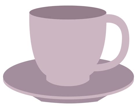 Teacup and saucer - Openclipart