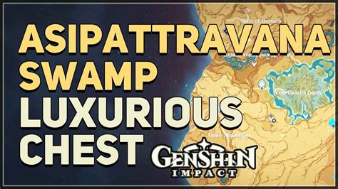 Asipattravana Swamp Seelie Luxurious Chest Puzzle Genshin Impact Youtube