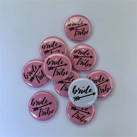 Bride Tribe Bachelorette Party Pins Bachelorette Party Etsy