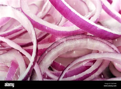 Red Onion Rings Stock Photo Alamy