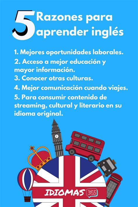 5 razones para aprender inglés