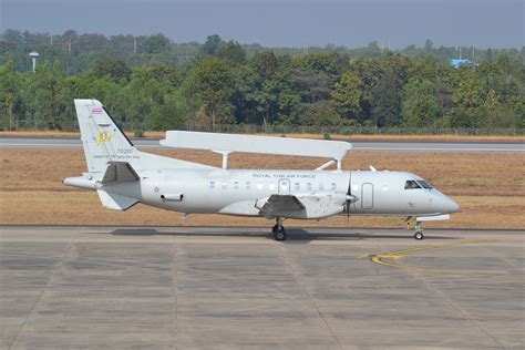 Saab 340 AEW C Erieye Samolot Wczesnego Ostrzegania I Kontroli