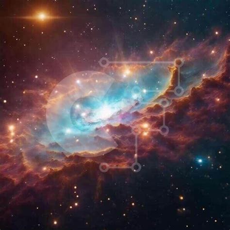 Hubble Telescope Captures Stunning Image of Orion Nebula stock photo | Creative Fabrica