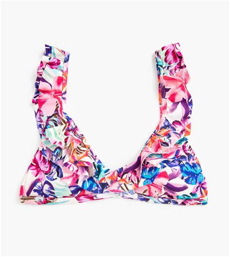 Buy Koton Printed Ruffle Bikini Top In Multiple Colors Thstreet Bahrain