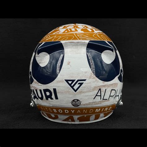 Pierre Gasly Signed Helmet GP Austin 2022 1/2