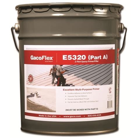 Gaco E 5320A 5 GacoFlex Epoxy Primer Filler Part A 5 Gallon