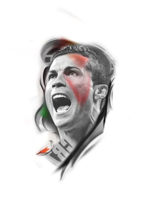 Cristiano ronaldo tattoo design Cr7 Tattoo, Football Player Drawing ...