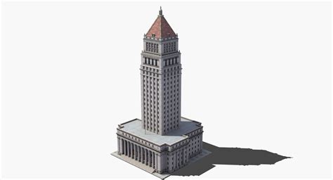 City Courthouse Building 3d Model Cgtrader