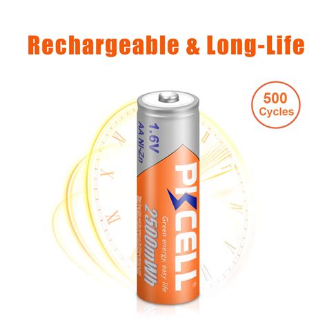 X High Drain Aa Batteries Mwh V Rechargeable Nizn Ni Zn Aa