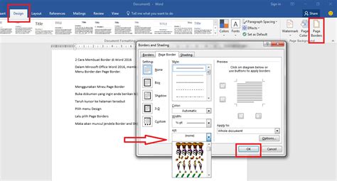 How To Add And Change Border In Microsoft Word