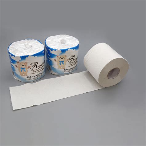 Soft And Comfortable Virgin Bamboo Pulp Toilet Paper Bath Paper