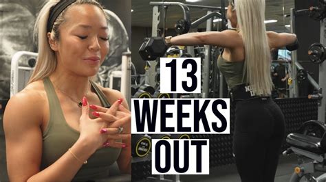 13 Weeks Out Delts Triceps Prep Update IFBB Bikini Pro Vlogs