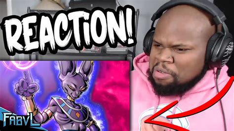 Beerus Song Reaction Fake Crowns Fabvl Dragon Ball Super Youtube