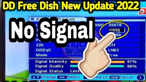 How To Fix No Signal Problem In Dd Free Dish YouTube