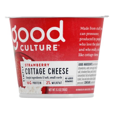 Good Culture Cottage Cheese Strawberry On The Bottom Hy Vee Aisles Online Grocery Shopping