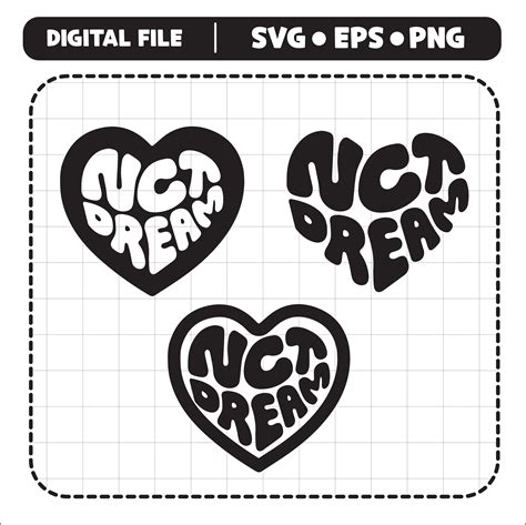 NCT Dream Love Logo Hello Future Svg Png Eps K POP Decal Etsy Australia