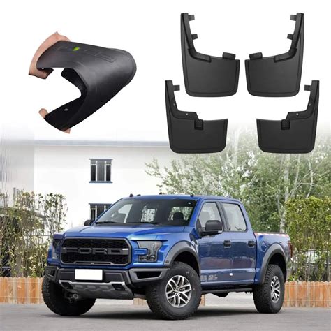 Pcs Set Car Fender Black Mudguards Front Rear Side Mudflaps Mud