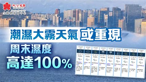 潮濕大霧天氣或重現 周末濕度高達100 香港 大公文匯網