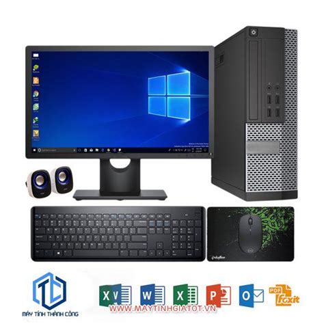 MÁY TÍNH ĐỒNG BỘ DELL VOSTRO 3470 SFF CPU CORE I5 8400 RAM 8GB MÀN